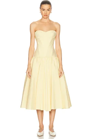 ALEXIS Summers Dress in - Yellow. Size L (also in XS, S, M).
