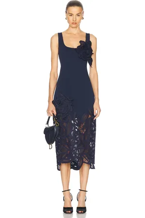 Oscar de la Renta Long Knit Dress in - . Size L (also in XS, S, M).