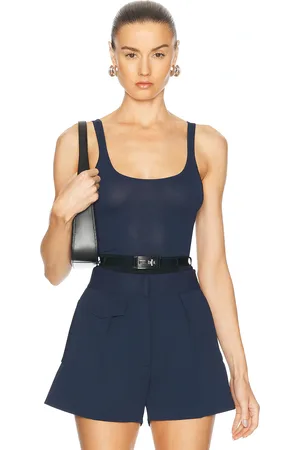 BRANDON MAXWELL The Julia Top in - Navy. Size L (also in M).