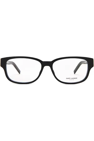 Saint Laurent Square Eyeglasses in - Black. Size all.