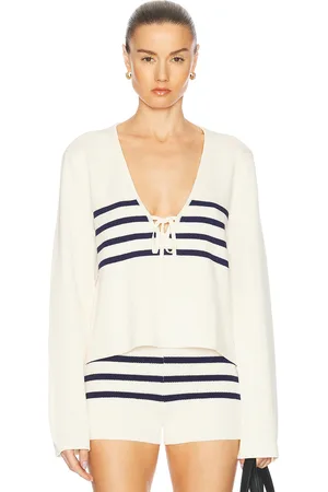 SER.O.YA Chrys Sweater in - Cream. Size L (also in XS, S, M, XL).