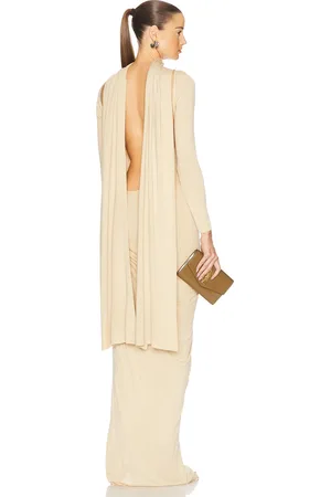 AYA MUSE Vire Dress in - Cream. Size L (also in M, S, XS).