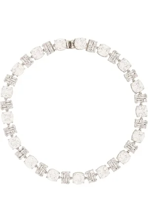 Paco rabanne Crystal Choker in - Metallic Silver. Size all.