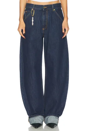 DARKPARK Khris Barrel Leg in - Blue. Size 28 (also in ).
