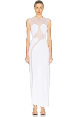 Alaïa Molded Dress in - White. Size 40 (also in ).