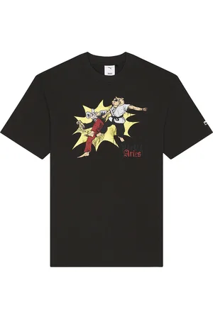 PUMA X Aries Graphic Tee in - Black. Size L (also in M, S, XL).