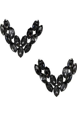 VALENTINO GARAVANI V Detail Earrings in - Black. Size all.