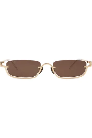 Gucci Rectangular Sunglasses in - Brown. Size all.