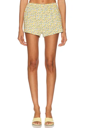 Staud Paddle Short in - Yellow. Size L (also in M, S, XS).
