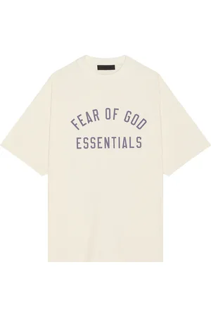FEAR OF GOD Jersey Crewneck Tee in - Cream. Size L (also in ).
