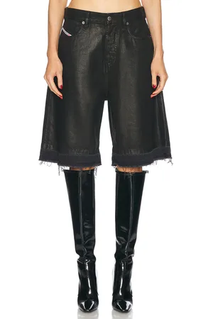 Diesel Knee Length Short in - Black. Size 25 (also in ).