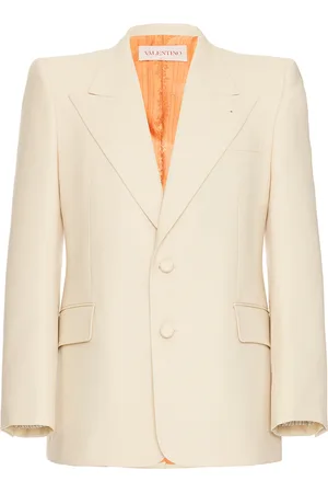 VALENTINO Blazer Jacket in - Cream. Size 48 (also in 50, 52).