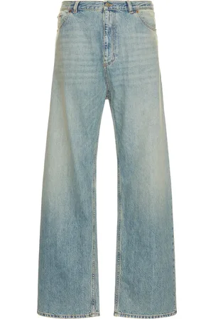 VALENTINO Denim Straight Jean in - Blue. Size 32 (also in 34, 36).