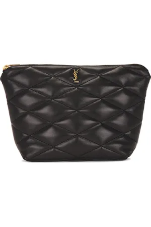 Saint Laurent Large Cosmetic Pouch in - Black. Size all.