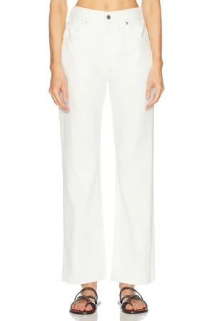 NILI LOTAN Calla Straight Leg in - White. Size 24 (also in 25, 27, 28, 29, 30, 31).