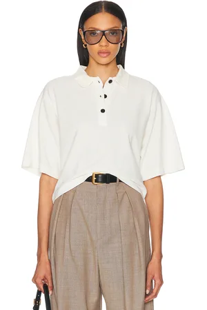Citizens of Humanity Lowen Polo Shirt in - White. Size L (also in M, S, XL, XS).