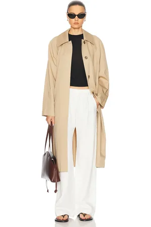 Jenni Kayne Leo Trench Coat in - Beige. Size L (also in M, XS).
