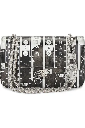 CHANEL Timeless Ladies First Double Flap Bag in - Black. Size all.