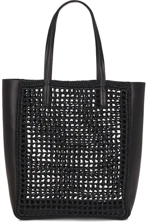 Khaite Zoe Patchwork Raffia Tote Bag in - . Size all.
