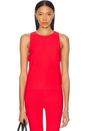 Beyond Yoga Featherweight Rebalance Tank Top in - Red. Size L (also in M, S, XS).