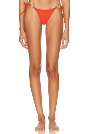 Tropic of C Orb Praia Bikini Bottom in - Brick. Size L (also in M, S, XS).