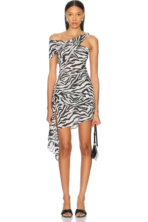 RONNY KOBO X REVOLVE Izel Dress in - Black,White. Size L (also in M, S, XS).