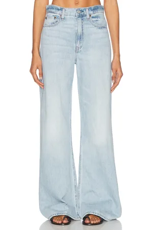 Ralph Lauren Wide Leg in - Blue. Size 24 (also in 25, 26, 27, 28, 29, 30).