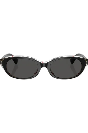 Burberry Oval Sunglasses in - Black. Size all.