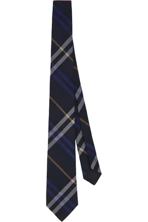 Burberry Check Tie in - Black. Size all.