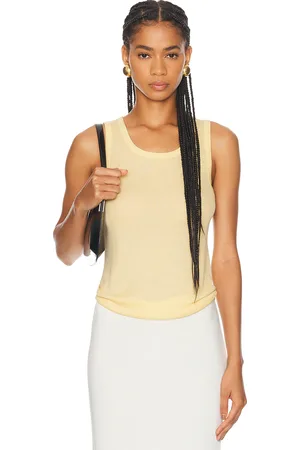 Helmut Lang Tank Top in - Lemon. Size S (also in ).