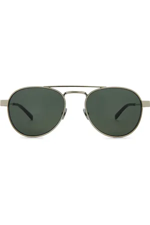 Saint Laurent Aviator Sunglasses in - Metallic . Size all.