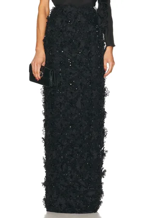 Carolina Herrera Embellished Column Skirt in - . Size 0 (also in 4, 6).