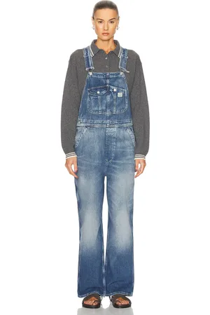 Ralph Lauren Denim Overalls in - Grey. Size L (also in M, S, XS).