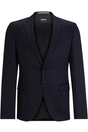 HUGO BOSS Extra-slim-fit suit jacket in virgin-wool serge