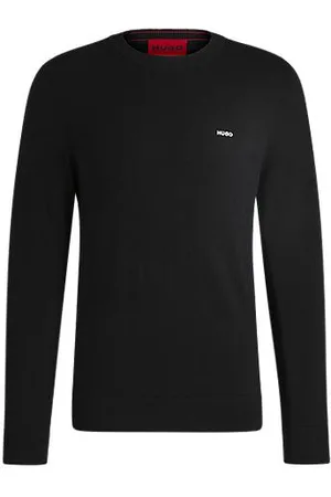 HUGO BOSS Regular-fit sweater in a cotton blend