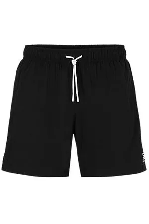 HUGO BOSS Swim shorts with signature stripe and logo