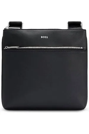 HUGO BOSS Envelope bag with zip closure and logo detail