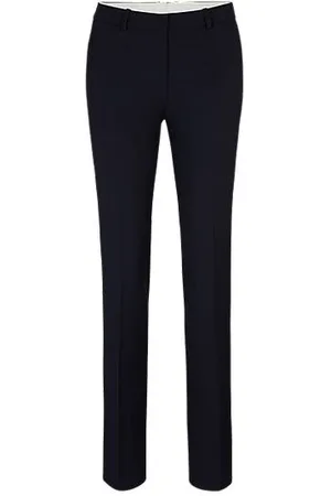 HUGO BOSS Regular-fit trousers in virgin wool