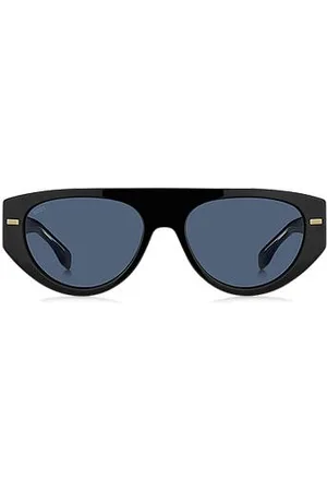 HUGO BOSS Bio-acetate sunglasses with patterned rivets