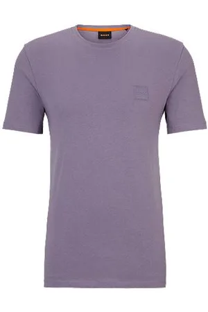 BOSS - Relaxed-fit T-shirt in cotton jersey with logo patch
