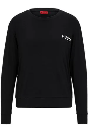 HUGO BOSS Relaxed-fit pyjama T-shirt with logo print