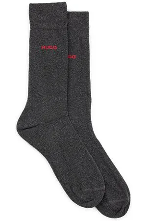 HUGO BOSS Two-pack of regular-length socks in stretch fabric