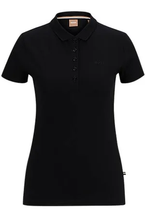 HUGO BOSS Cotton-piqué polo shirt with logo detail