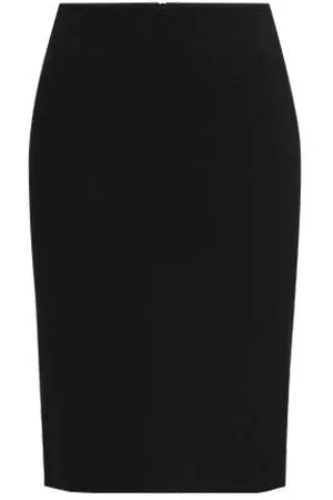HUGO BOSS Slim-fit pencil skirt in virgin wool