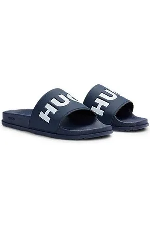 HUGO BOSS Slides with logo strap