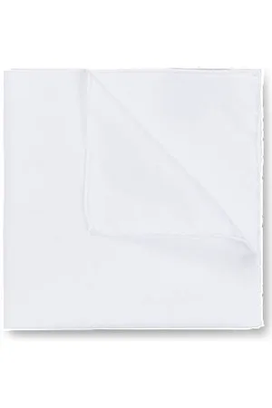 HUGO BOSS Italian-made pocket square in easy-iron cotton