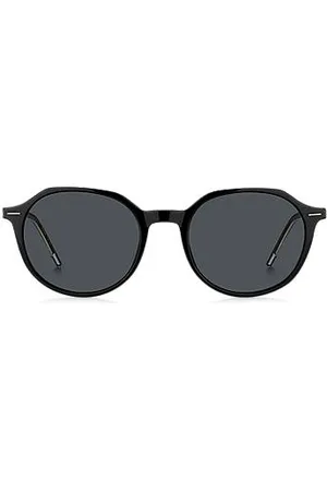 HUGO BOSS Acetate sunglasses with gold-tone detailing