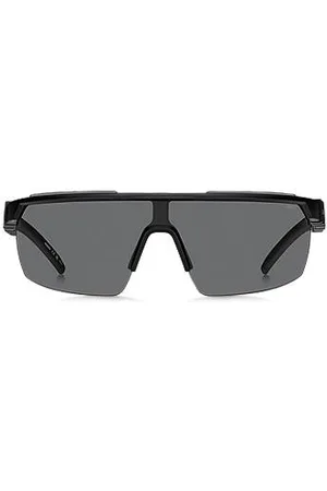 HUGO BOSS Mask-style sunglasses in with 3D-logo temples