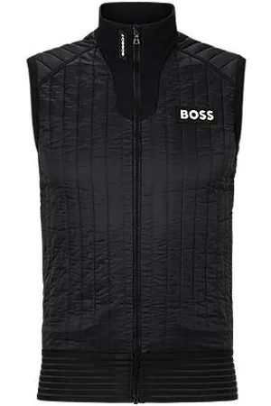 HUGO BOSS X ASSOS insulated gilet in a slim fit