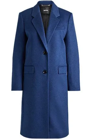 HUGO BOSS Slim-fit business coat in virgin wool and cashmere